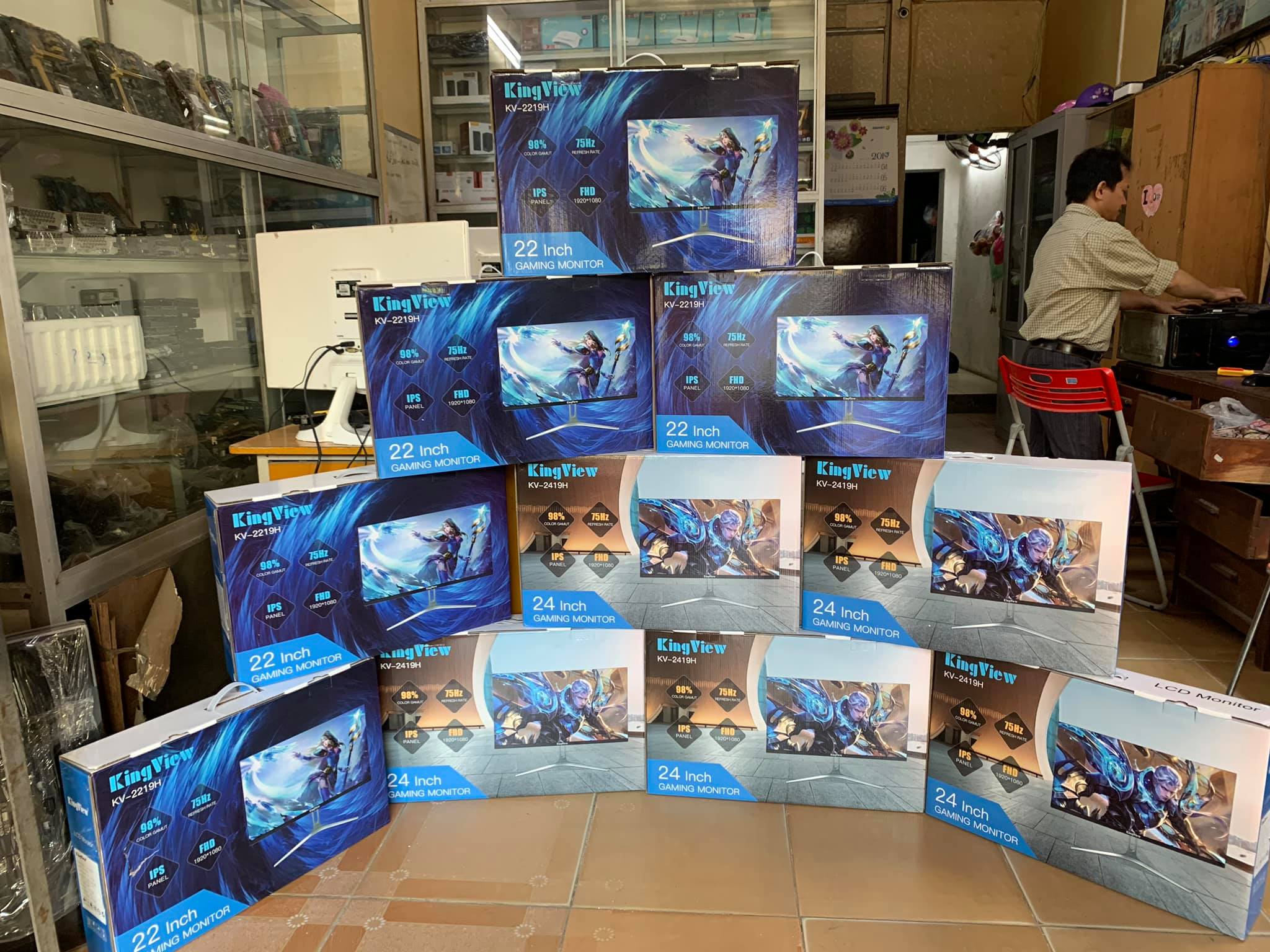 Màn Hình 22 KingView IPS KV 2219H Full Viền